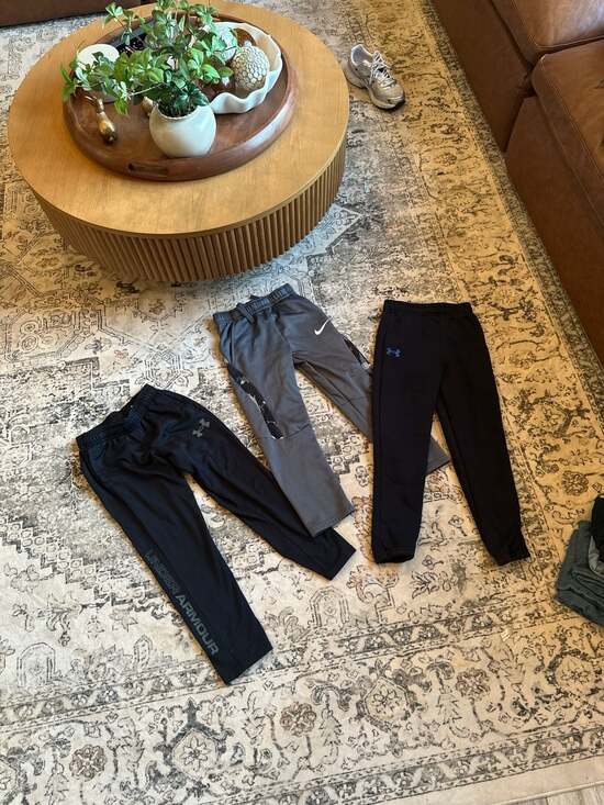 Nike & Under Armour Other - Lot of 3 Boys Athletic Joggers Nike Dri-Fit and Under Armour Size 7/YXS